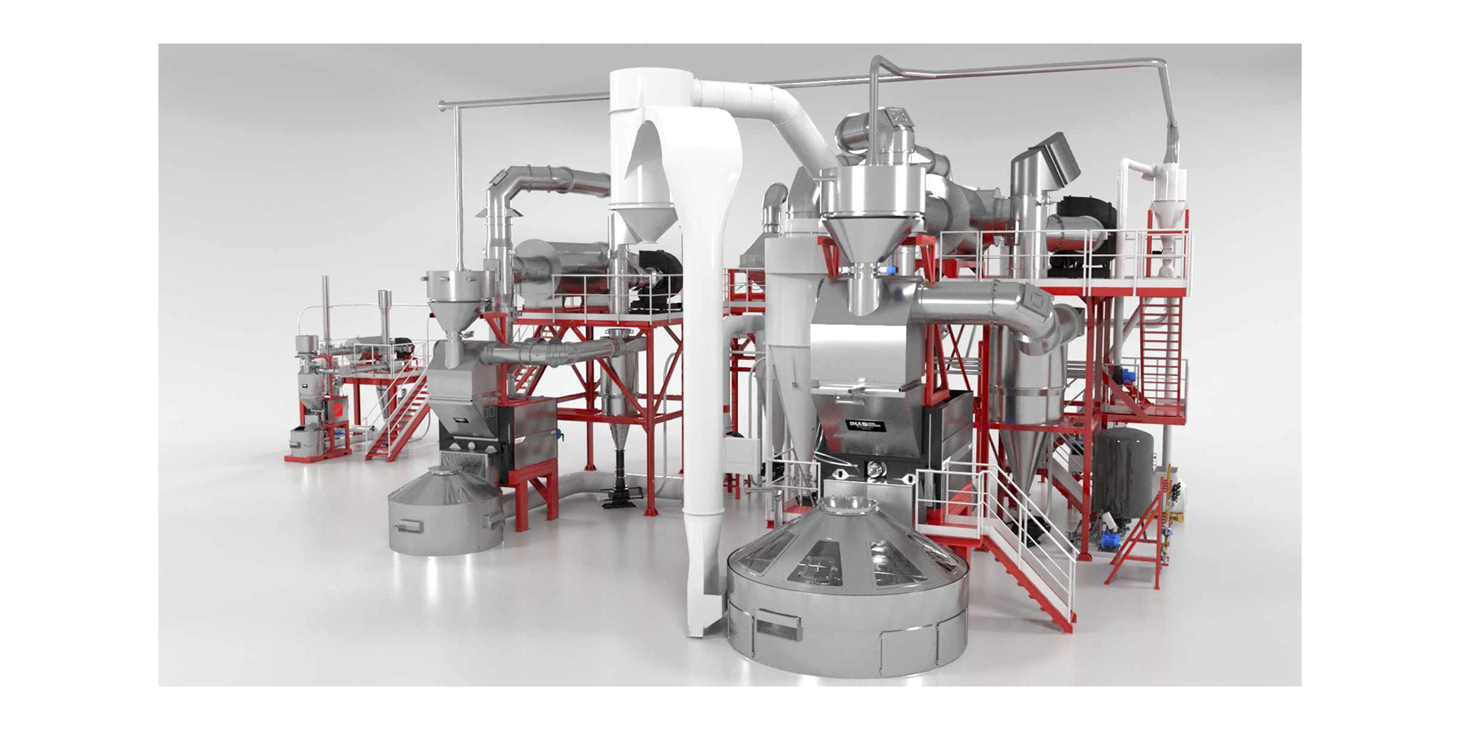 خطوط تحميص وطحن القهوة